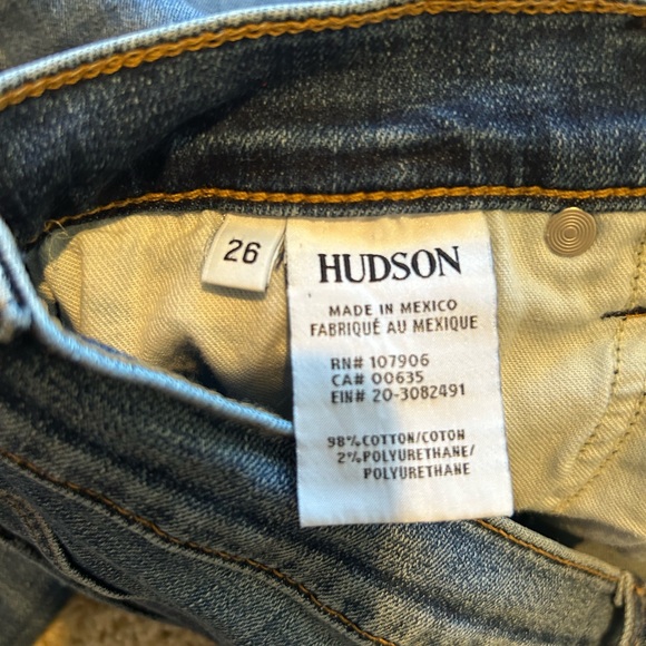 Hudson Jeans Riley Crop Relaxed Straight Size 26 - Picture 8 of 8